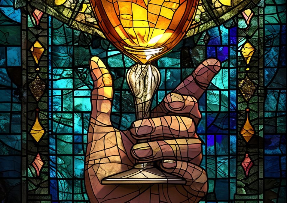 holy-communion-religious-scene-depicted-colorful-stained-glass